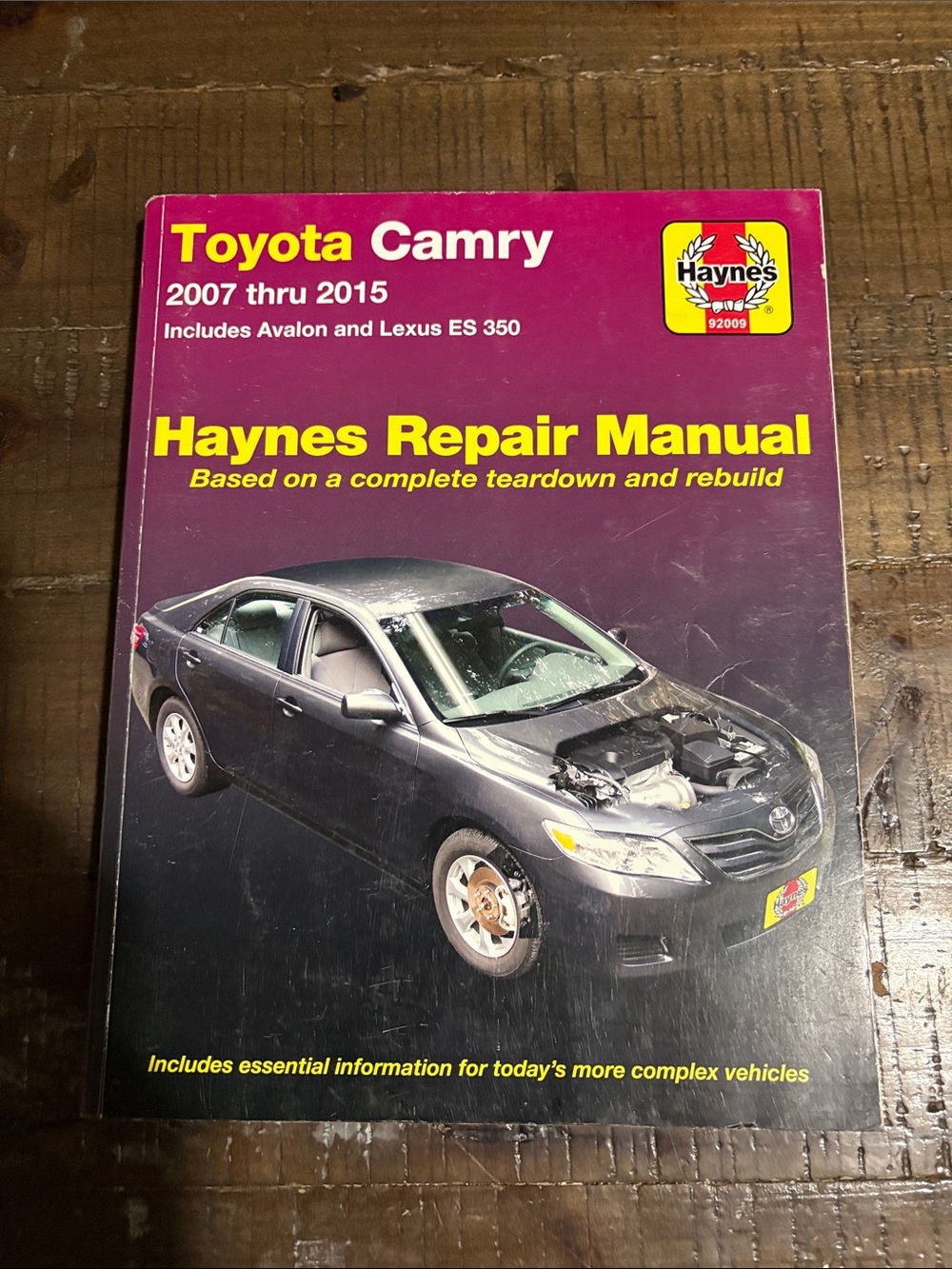 Hanes Repair Manual - Toyota Camry 2007-2015